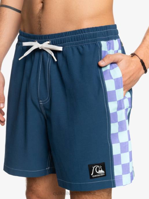 esso Quiksilver uomini arco originale di canapa 17 raffiche insegne blu HTZR1676