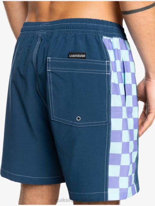 esso Quiksilver uomini arco originale di canapa 17 raffiche insegne blu HTZR1676