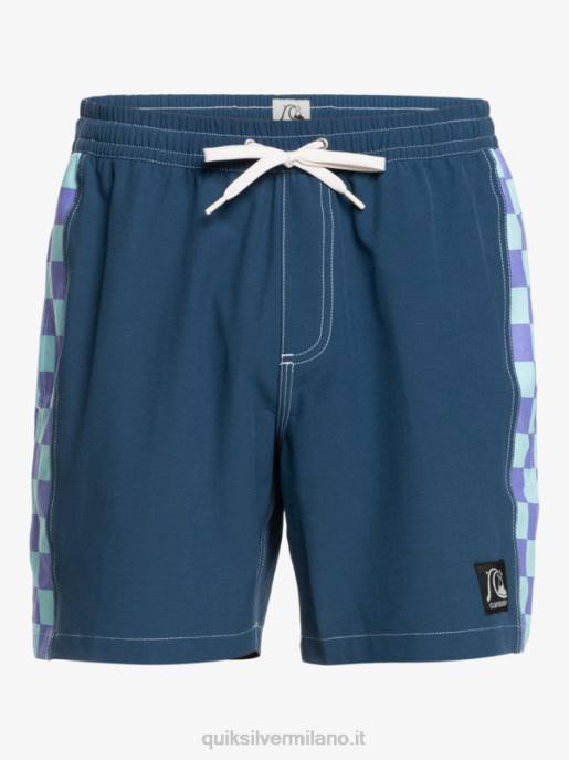 esso Quiksilver uomini arco originale di canapa 17 raffiche insegne blu HTZR1676