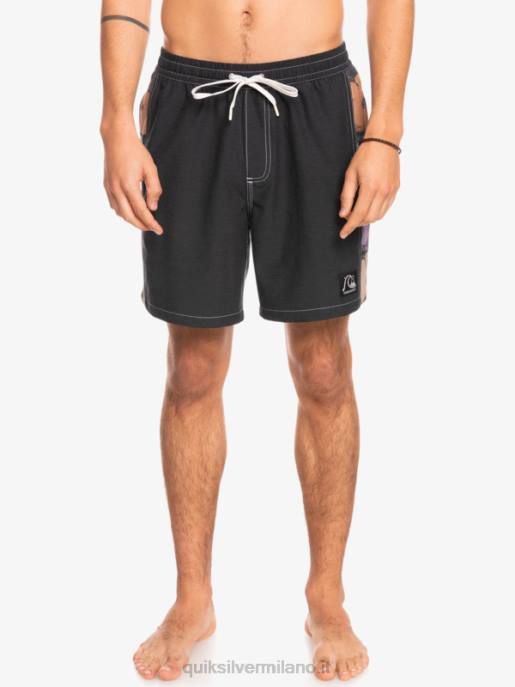esso Quiksilver uomini arco originale di canapa 17 raffiche nero HTZR1677