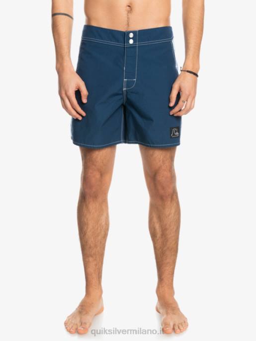 esso Quiksilver uomini boardshort originali dell\'arco 16 insegne blu HTZR1783