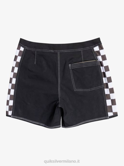 esso Quiksilver uomini boardshort originali dell\'arco 16 nero HTZR1780