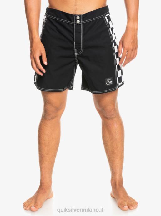 esso Quiksilver uomini boardshort originali dell\'arco 16 nero HTZR1780