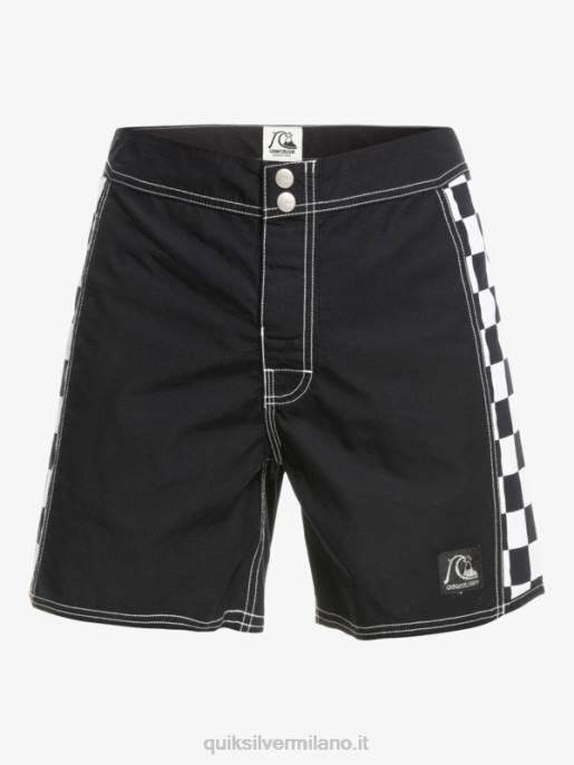 esso Quiksilver uomini boardshort originali dell\'arco 16 nero HTZR1780