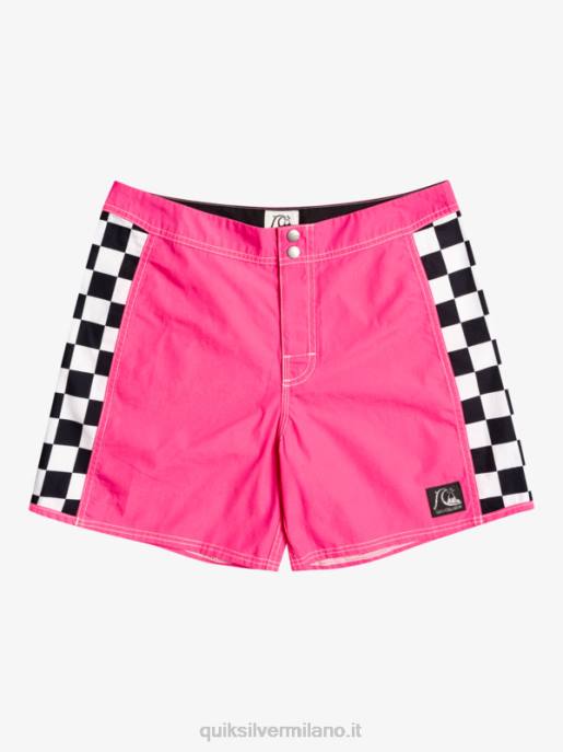 esso Quiksilver uomini boardshort originali dell'arco 16 rosa shocking HTZR1781