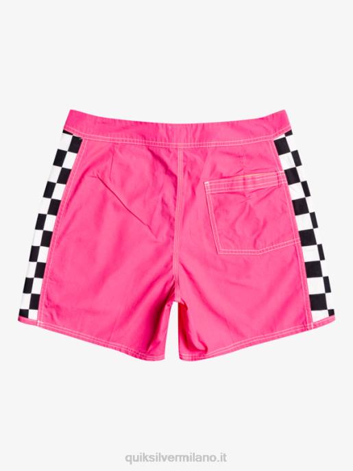 esso Quiksilver uomini boardshort originali dell\'arco 16 rosa shocking HTZR1781