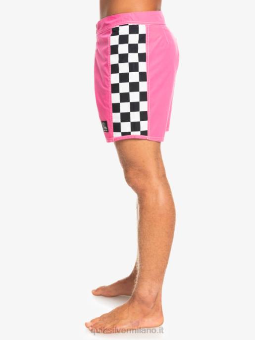 esso Quiksilver uomini boardshort originali dell\'arco 16 rosa shocking HTZR1781