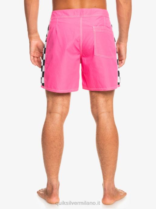 esso Quiksilver uomini boardshort originali dell\'arco 16 rosa shocking HTZR1781