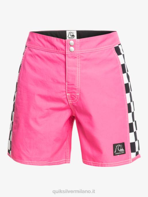 esso Quiksilver uomini boardshort originali dell\'arco 16 rosa shocking HTZR1781