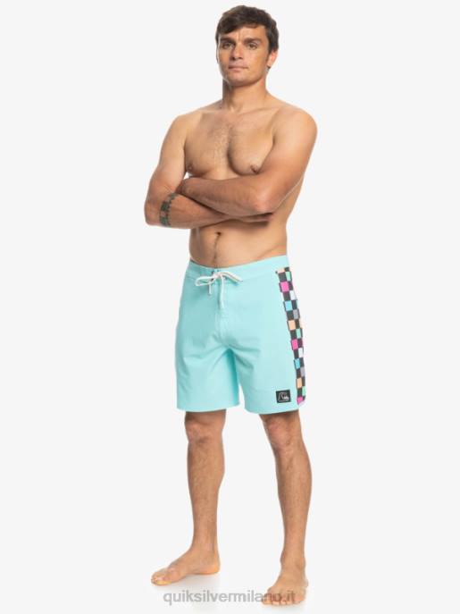 esso Quiksilver uomini boardshort originali dell\'arco 18 angelo blu HTZR1731