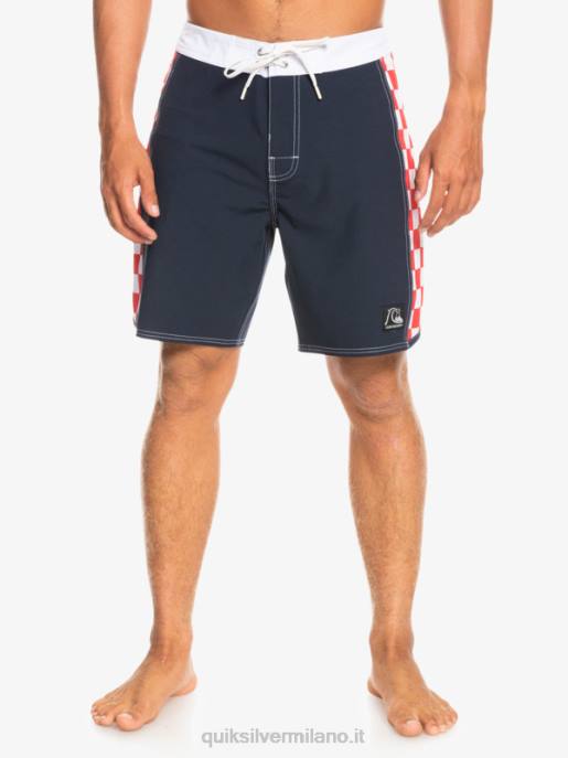 esso Quiksilver uomini boardshort originali dell\'arco 18 blazer blu scuro HTZR1736