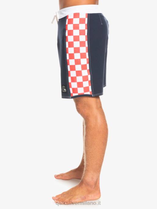 esso Quiksilver uomini boardshort originali dell\'arco 18 blazer blu scuro HTZR1736