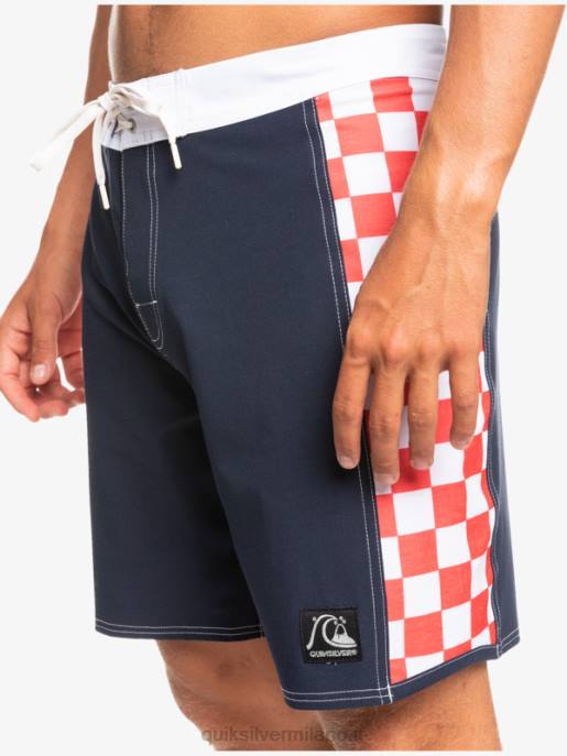 esso Quiksilver uomini boardshort originali dell\'arco 18 blazer blu scuro HTZR1736