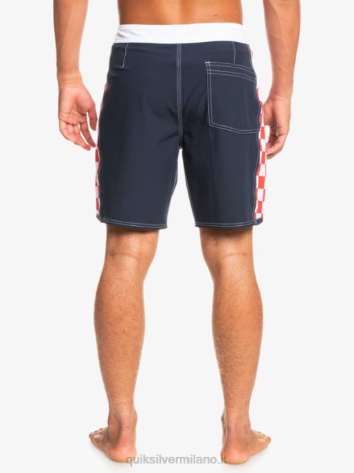 esso Quiksilver uomini boardshort originali dell\'arco 18 blazer blu scuro HTZR1736