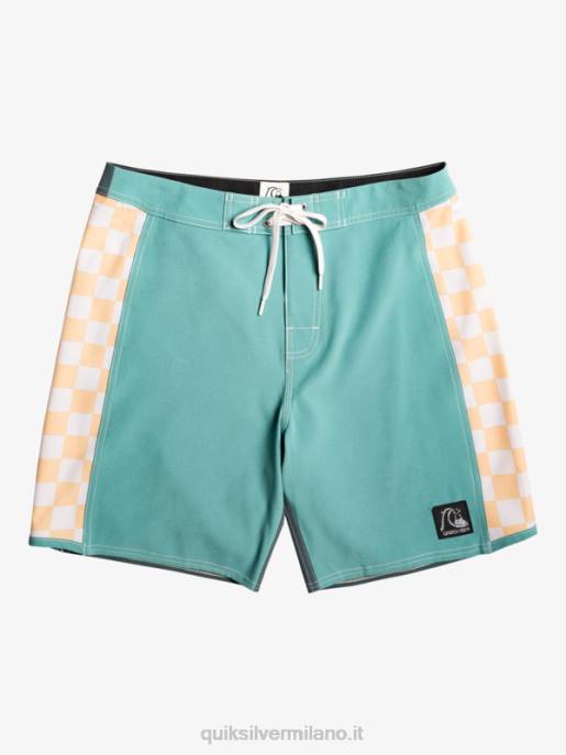esso Quiksilver uomini boardshort originali dell'arco 18 blu bretone HTZR177