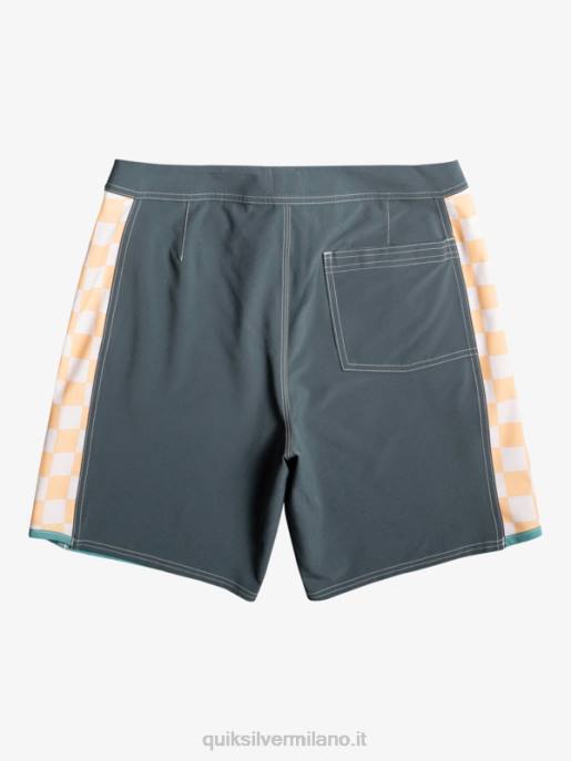esso Quiksilver uomini boardshort originali dell\'arco 18 blu bretone HTZR177