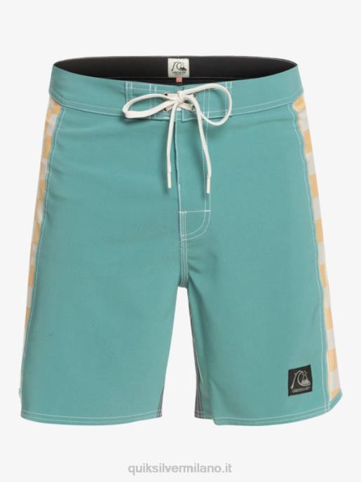 esso Quiksilver uomini boardshort originali dell\'arco 18 blu bretone HTZR177