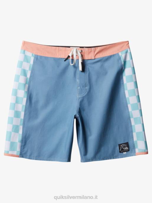 esso Quiksilver uomini boardshort originali dell'arco 18 capitani blu HTZR1738