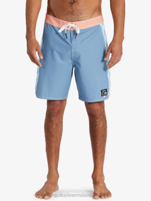 esso Quiksilver uomini boardshort originali dell\'arco 18 capitani blu HTZR1738