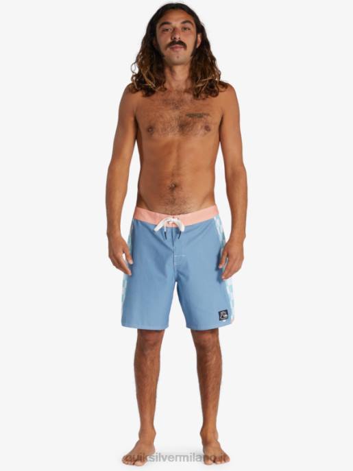 esso Quiksilver uomini boardshort originali dell\'arco 18 capitani blu HTZR1738