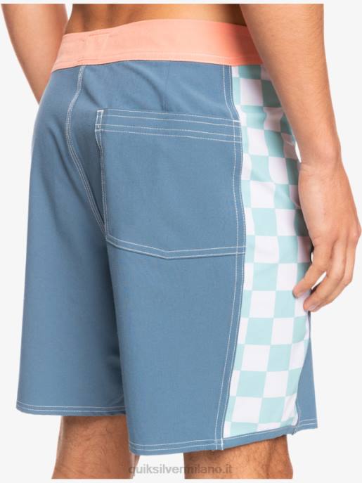 esso Quiksilver uomini boardshort originali dell\'arco 18 capitani blu HTZR1738