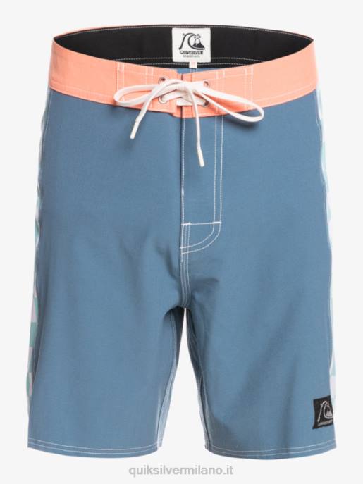 esso Quiksilver uomini boardshort originali dell\'arco 18 capitani blu HTZR1738
