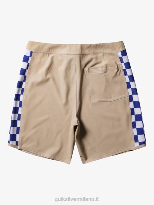 esso Quiksilver uomini boardshort originali dell\'arco 18 grigio oliva HTZR173