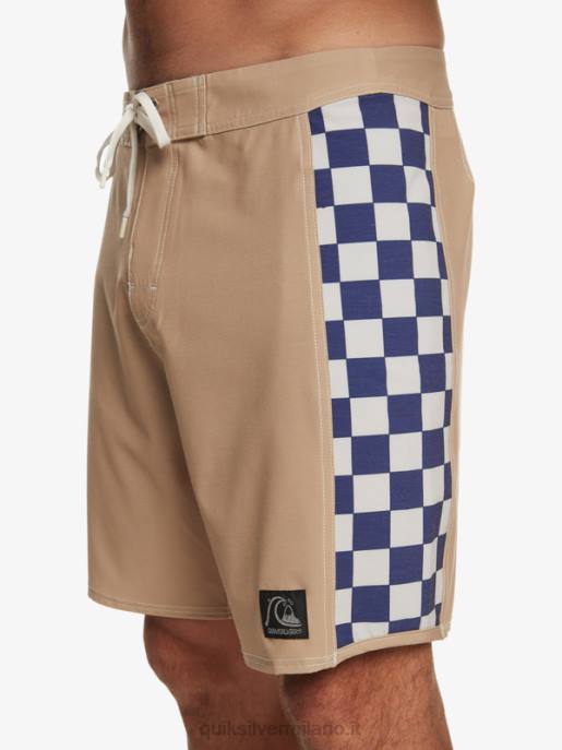 esso Quiksilver uomini boardshort originali dell\'arco 18 grigio oliva HTZR173