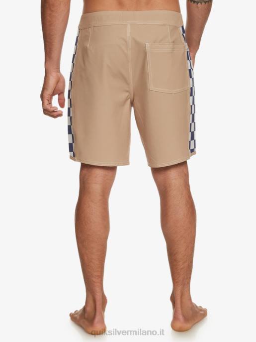 esso Quiksilver uomini boardshort originali dell\'arco 18 grigio oliva HTZR173
