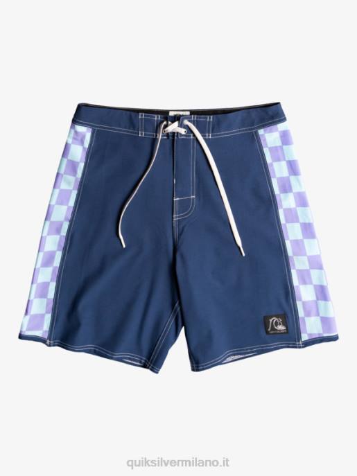 esso Quiksilver uomini boardshort originali dell'arco 18 insegne blu HTZR1733