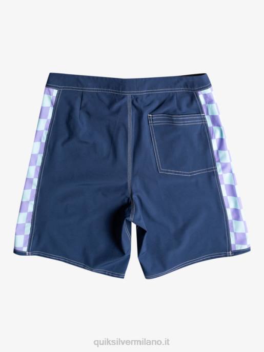 esso Quiksilver uomini boardshort originali dell\'arco 18 insegne blu HTZR1733