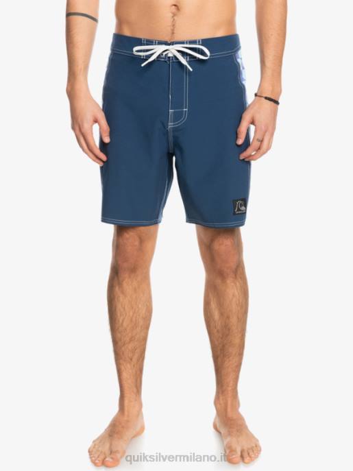 esso Quiksilver uomini boardshort originali dell\'arco 18 insegne blu HTZR1733