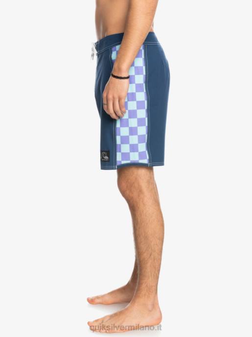 esso Quiksilver uomini boardshort originali dell\'arco 18 insegne blu HTZR1733