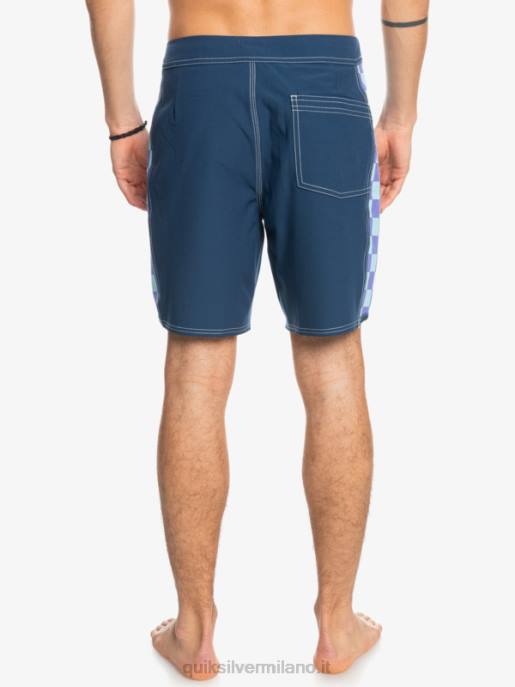 esso Quiksilver uomini boardshort originali dell\'arco 18 insegne blu HTZR1733