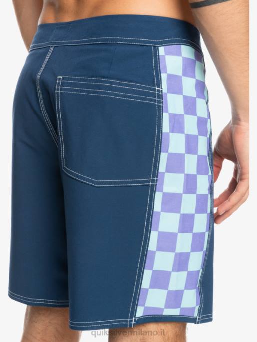 esso Quiksilver uomini boardshort originali dell\'arco 18 insegne blu HTZR1733