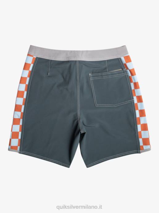 esso Quiksilver uomini boardshort originali dell\'arco 18 lavagna scura HTZR172