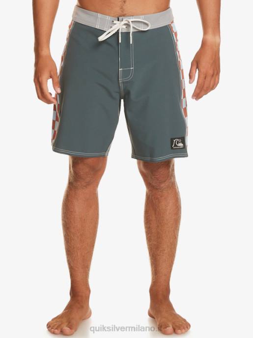 esso Quiksilver uomini boardshort originali dell\'arco 18 lavagna scura HTZR172