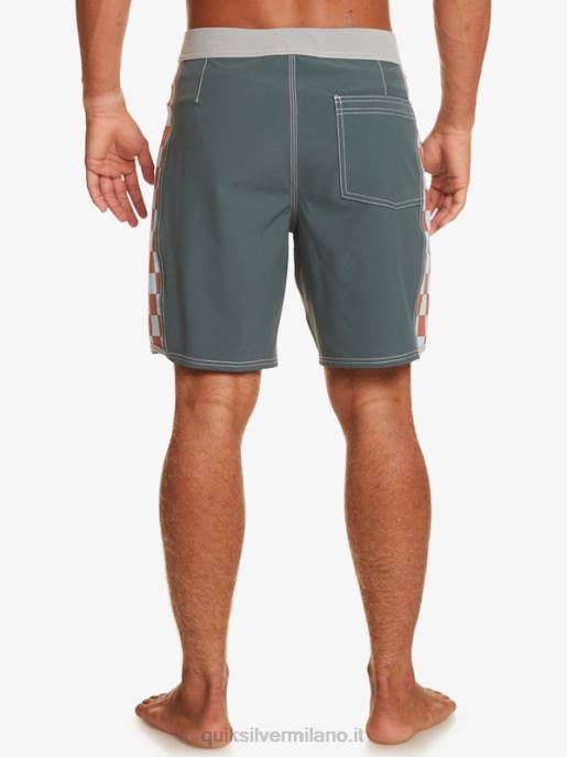 esso Quiksilver uomini boardshort originali dell\'arco 18 lavagna scura HTZR172