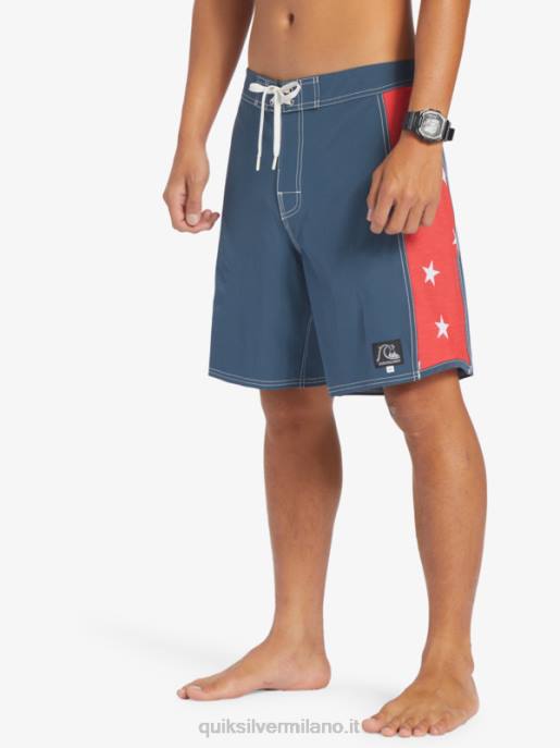esso Quiksilver uomini boardshort originali dell\'arco 18 marina di mezzanotte HTZR175