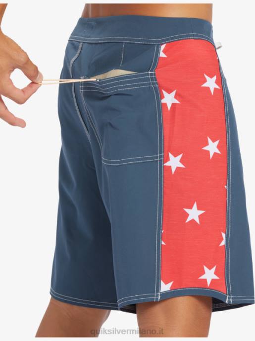 esso Quiksilver uomini boardshort originali dell\'arco 18 marina di mezzanotte HTZR175