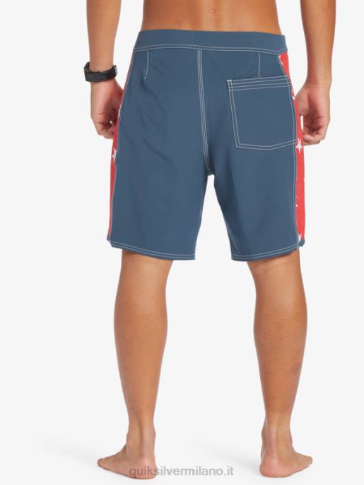 esso Quiksilver uomini boardshort originali dell\'arco 18 marina di mezzanotte HTZR175