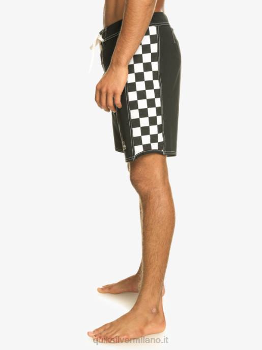 esso Quiksilver uomini boardshort originali dell\'arco 18 nero HTZR171