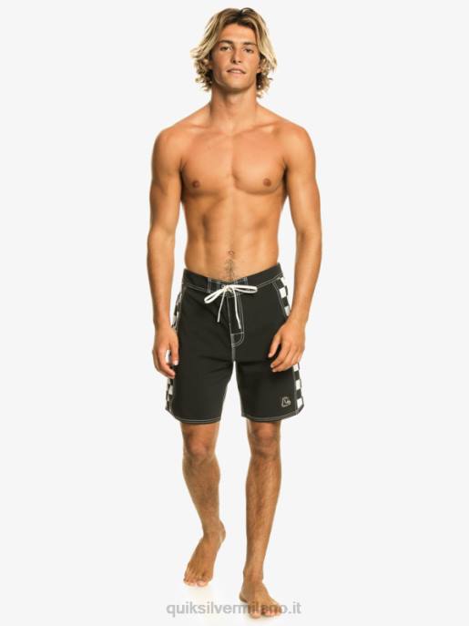 esso Quiksilver uomini boardshort originali dell\'arco 18 nero HTZR171