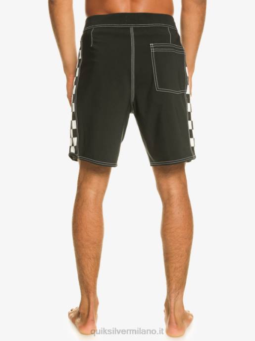 esso Quiksilver uomini boardshort originali dell\'arco 18 nero HTZR171