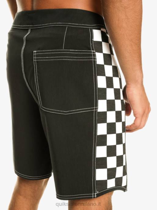 esso Quiksilver uomini boardshort originali dell\'arco 18 nero HTZR171