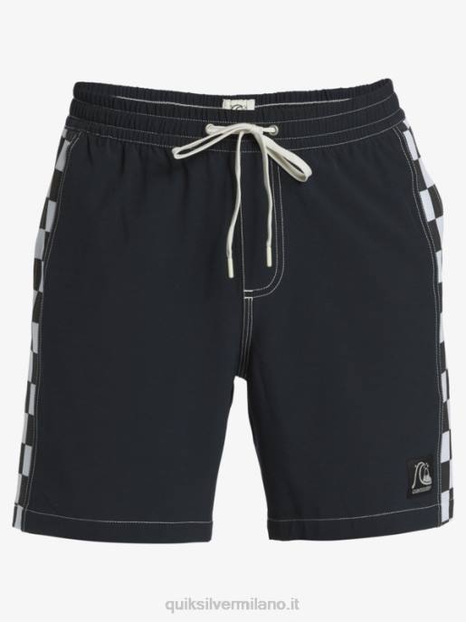 esso Quiksilver uomini boardshort originali dell\'arco 18 nero HTZR171