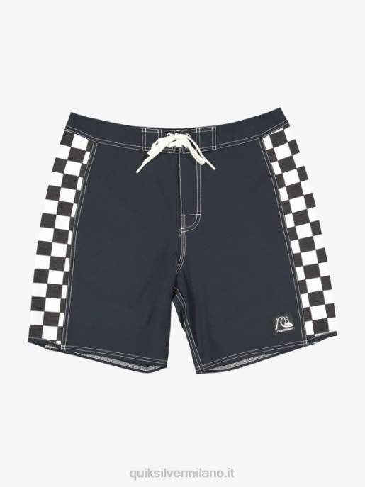 esso Quiksilver uomini boardshort originali dell'arco 18 nero HTZR1730