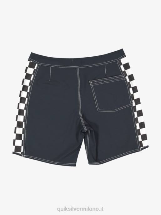 esso Quiksilver uomini boardshort originali dell\'arco 18 nero HTZR1730