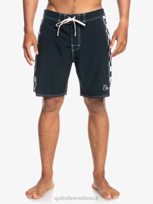 esso Quiksilver uomini boardshort originali dell\'arco 18 nero HTZR1730