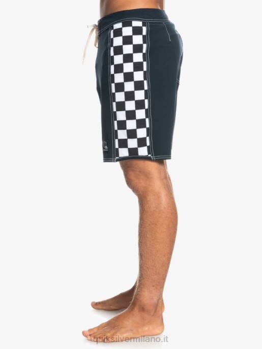 esso Quiksilver uomini boardshort originali dell\'arco 18 nero HTZR1730